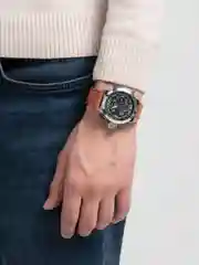 Коричневый часы мужские наручные Amst