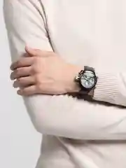 Черный часы мужские наручные Amst