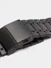 Черный металлический ремешок из нержавеющей стали для Samsung Galaxy Watch 4/5/6
