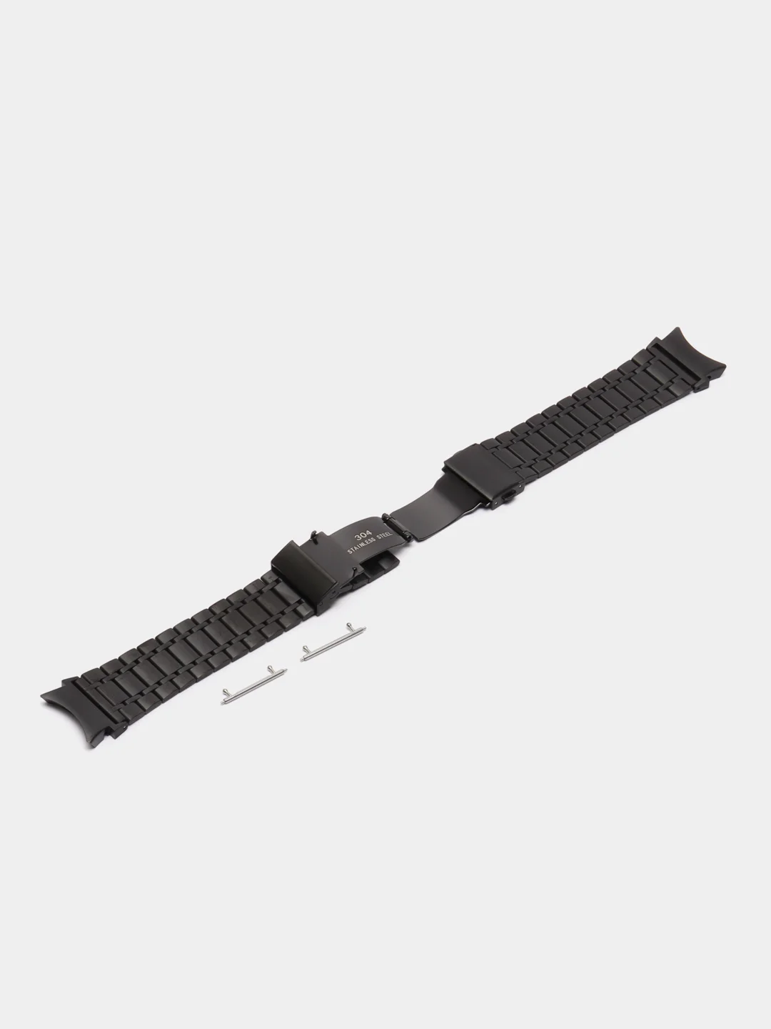 Черный металлический ремешок из нержавеющей стали для Samsung Galaxy Watch 4/5/6
