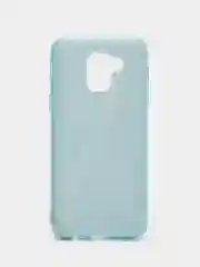 Золотой силиконовый чехол с блестками на Samsung Galaxy J6