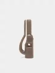 Набор безопасных клипс Fox Power Grip Lead Clip Kit Trans Khaki с усиленным конусом