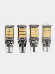 Красный автомобильные светодиодные LED лампы T15 W16W WY16W Canbus, для задних фар и габариток