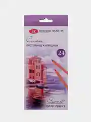 Карандаши пастельные "Сонет", 24 цвета