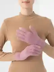 Розовый перчатки женские сенсорные, теплые