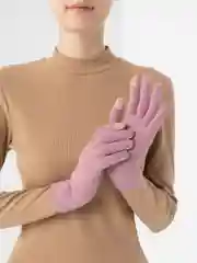 Розовый перчатки женские сенсорные, теплые