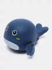 Синий меланж заводная игрушка для купания, рыбка "Кит"