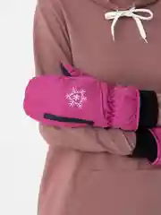 Фуксия варежки женские, краги, теплые, непромокаемые