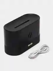 Черный увлажнитель воздуха ароматический , с LED-подсветкой, 2 цвета