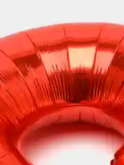 Красный воздушный шар цифра фольгированный 102 см
