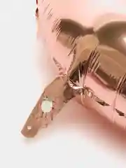 Бронзовый воздушный шар цифра фольгированный 102 см