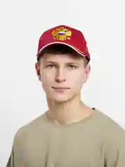 Багровый бейсболка RUSSIA / Россия / с Гербом / лето /весна / осень / зима / мужская / женская