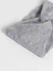 Серый повязка на голову/ шерстяная чалма