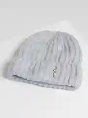 Серый шапка женская вязаная Минора