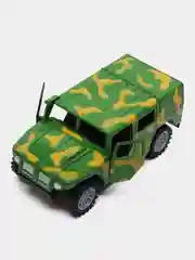Зеленый игрушечная машинка военный джип Hummer, Тигр