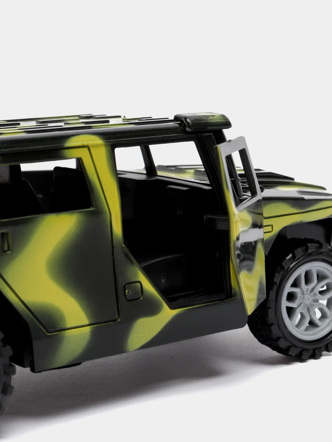 Серый игрушечная машинка военный джип Hummer, Тигр