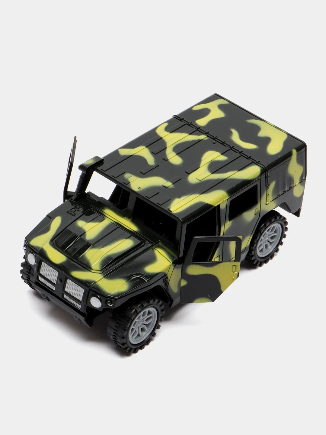 Серый игрушечная машинка военный джип Hummer, Тигр