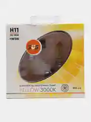 Лампа автомобильная галогенная SVS Yellow H1, H3, H4, H7, H8, H11, H27, HB3, HB4, H15, H16 + W5W
