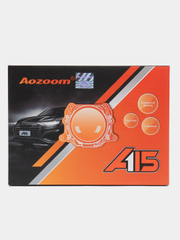 Светодиодные линзы Bi-Led Aozoom A15 автомобильные, 2 штуки