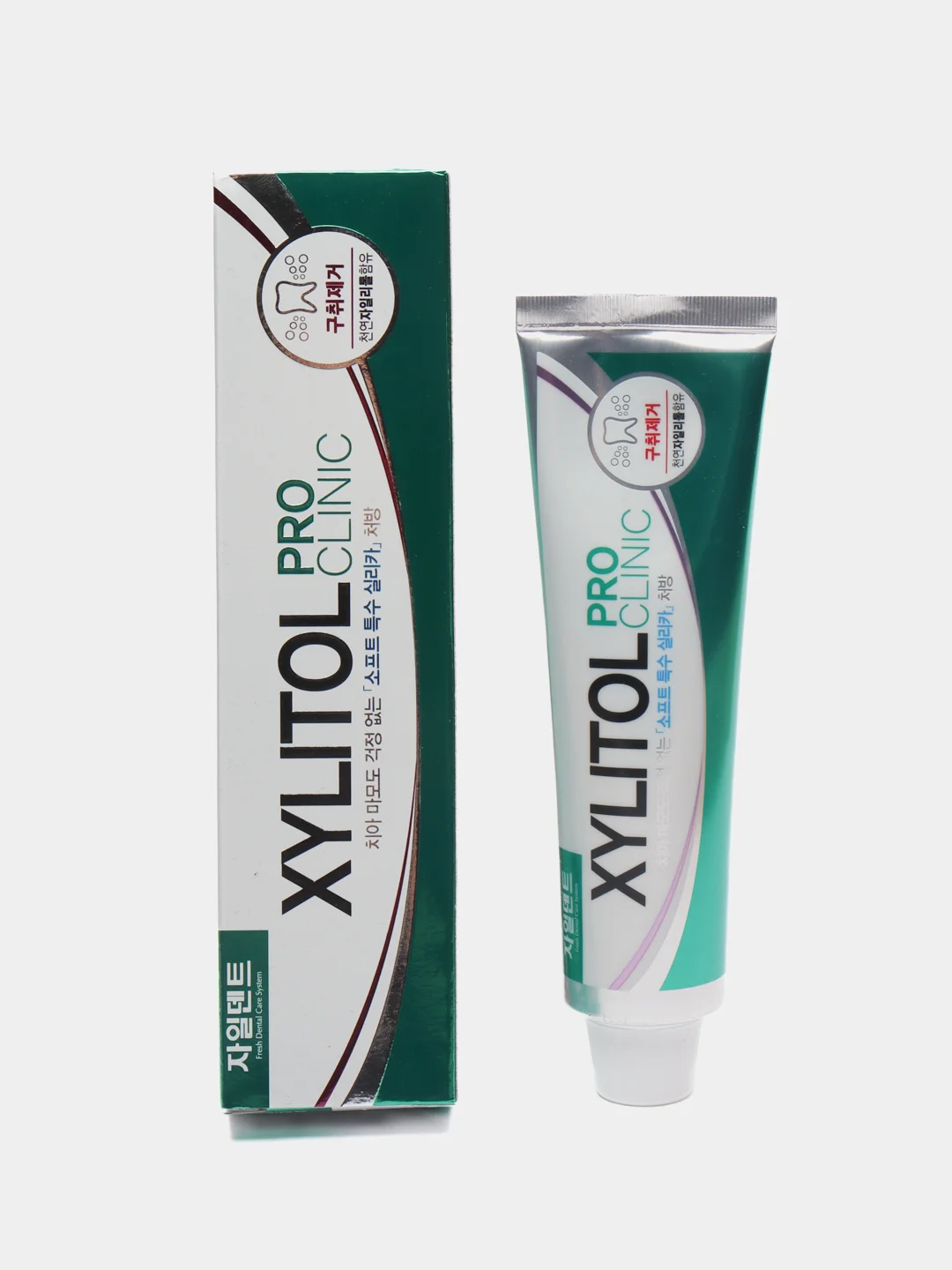 Зеленый зубная паста, c экстрактом трав, Xylitol Pro Clinic Mukunghwa, 130 гр