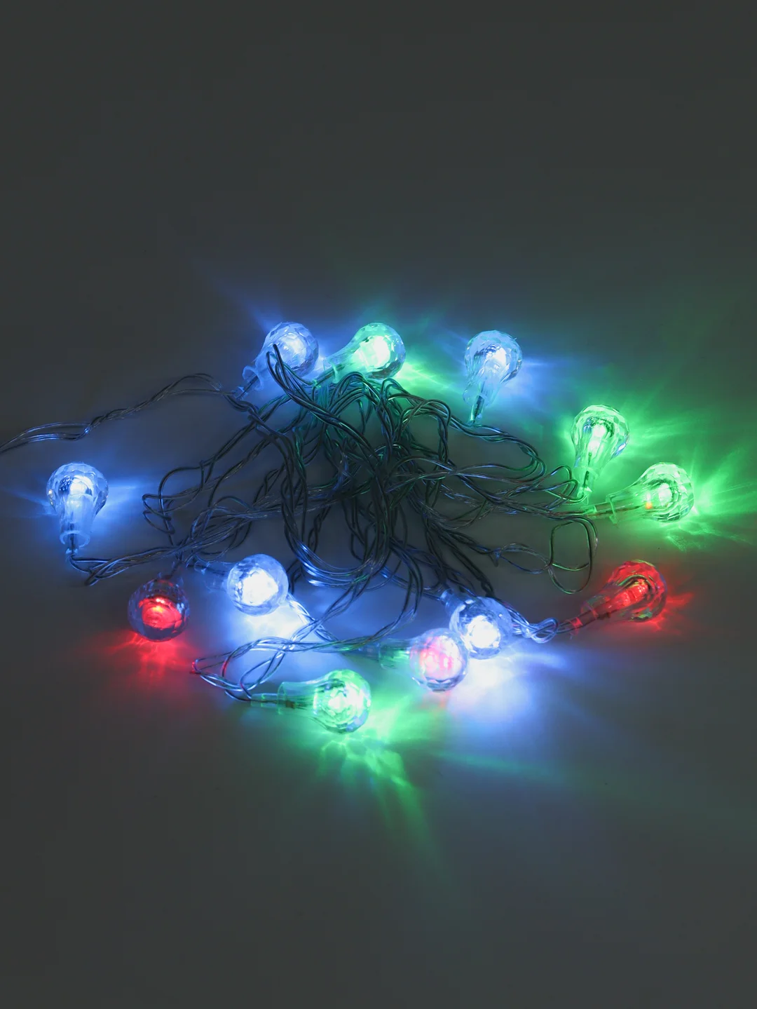 Гирлянда электрическая "Капля", 12 ламп, LED, 2,5 м