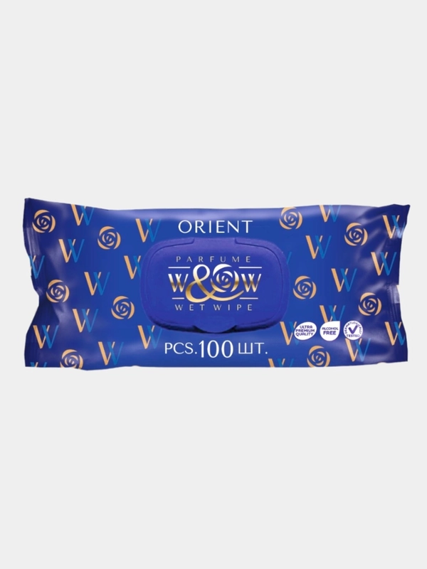 Влажные салфетки "W&W" BLUE OCEAN 100шт