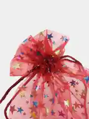 Красный подарочный мешочек