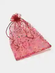 Красный подарочный мешочек
