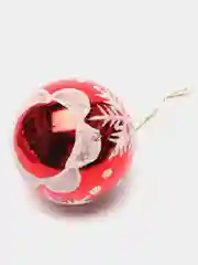 Красный набор елочных игрушек