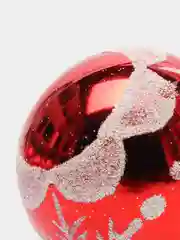 Красный набор елочных игрушек