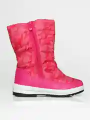 Розовый дутики женские, зимние, с мехом