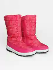 Розовый дутики женские, зимние, с мехом