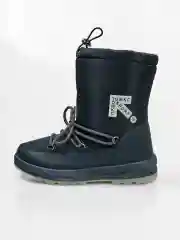 Серый дутики женские, зимние, с мехом
