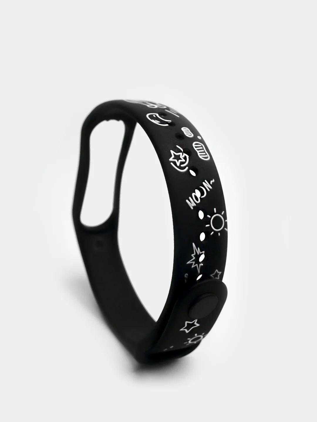 Хром ремешки с рисунком для Xiaomi Mi Band 7/6/5/4/3