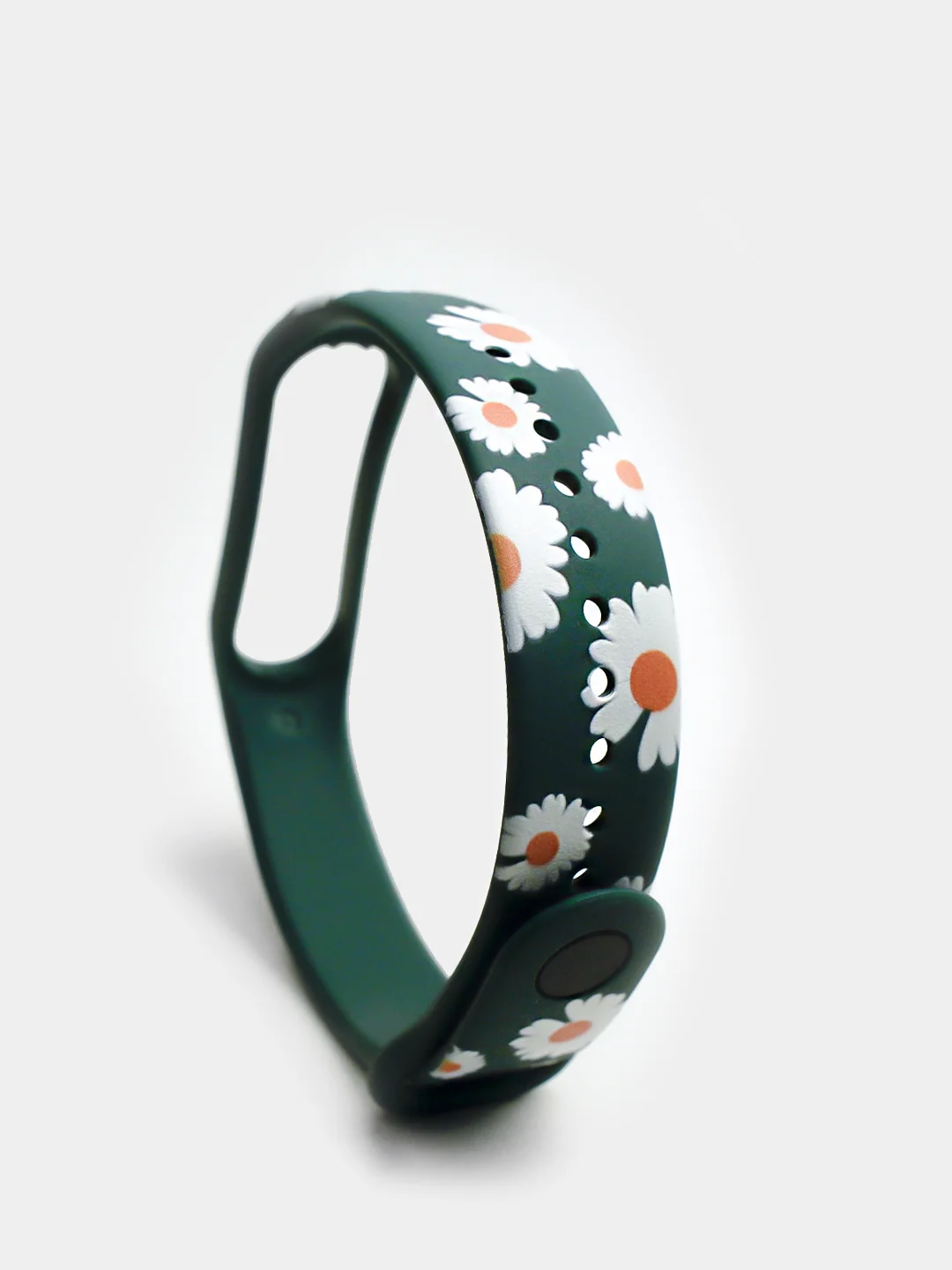 Зеленый ремешки с рисунком для Xiaomi Mi Band 7/6/5/4/3