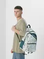 Зеленый рюкзак школьный, унисекс