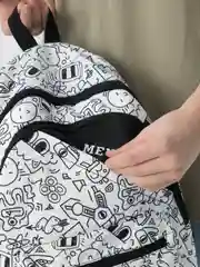 Черный рюкзак школьный, унисекс