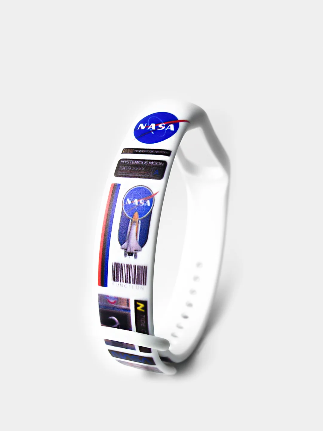 Кремовый ремешки с рисунком для Xiaomi Mi Band 7/6/5/4/3