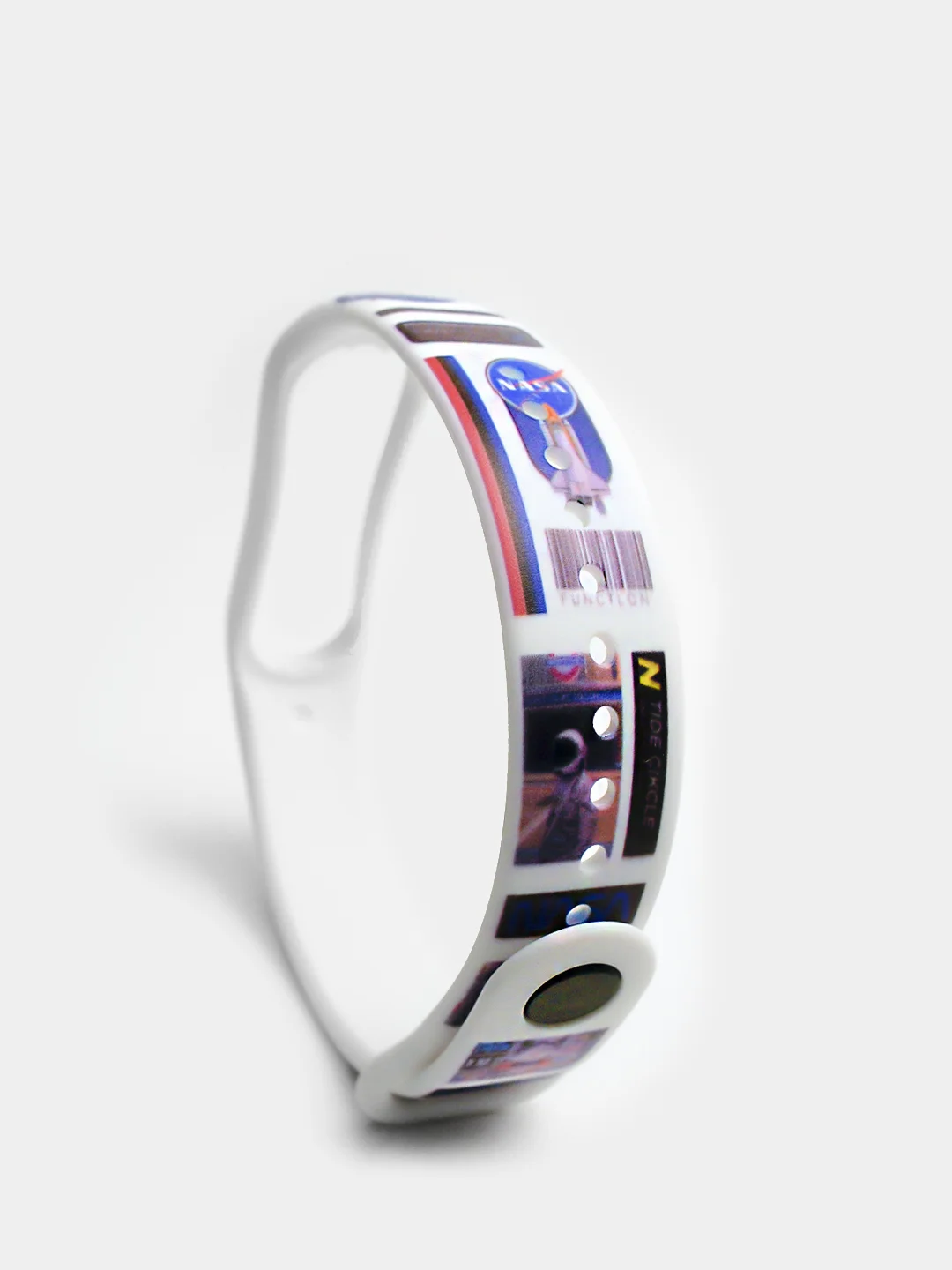 Кремовый ремешки с рисунком для Xiaomi Mi Band 7/6/5/4/3