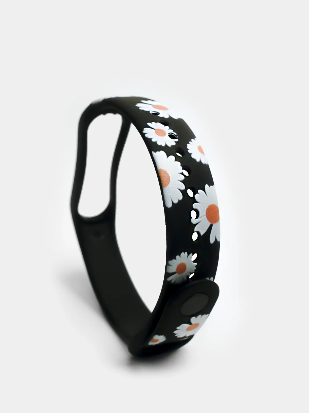 Оранжевый ремешки с рисунком для Xiaomi Mi Band 7/6/5/4/3