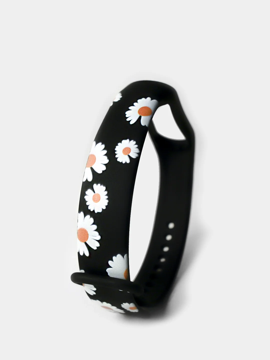 Оранжевый ремешки с рисунком для Xiaomi Mi Band 7/6/5/4/3