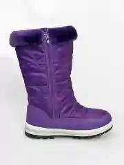 Фиолетовый дутики женские, зимние, с мехом