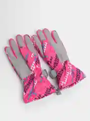 Фуксия горнолыжные перчатки, теплые зимние, болоньевые унисекс