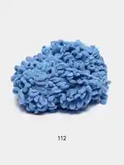 Голубой пряжа Alize Puffy Fine, петельки маленькие, 100 г, 14 м