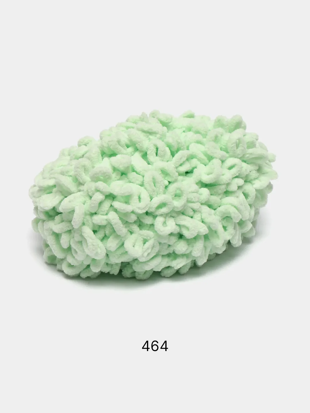 Мятный пряжа Alize Puffy Fine, петельки маленькие, 100 г, 14 м
