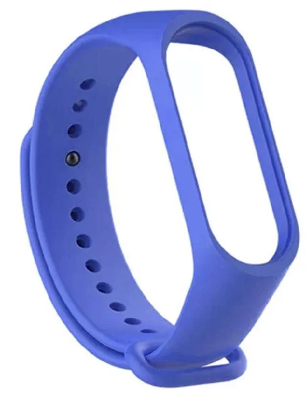 Индиго силиконовый ремешок для Xiaomi Mi Band 3, Mi Band 4