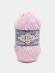 Розовый пряжа плюшевая Alize Velluto