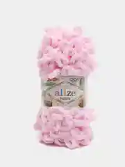 Угольный пряжа Alize puffy петельки