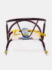 Фиолетовый санки кукольные металлические