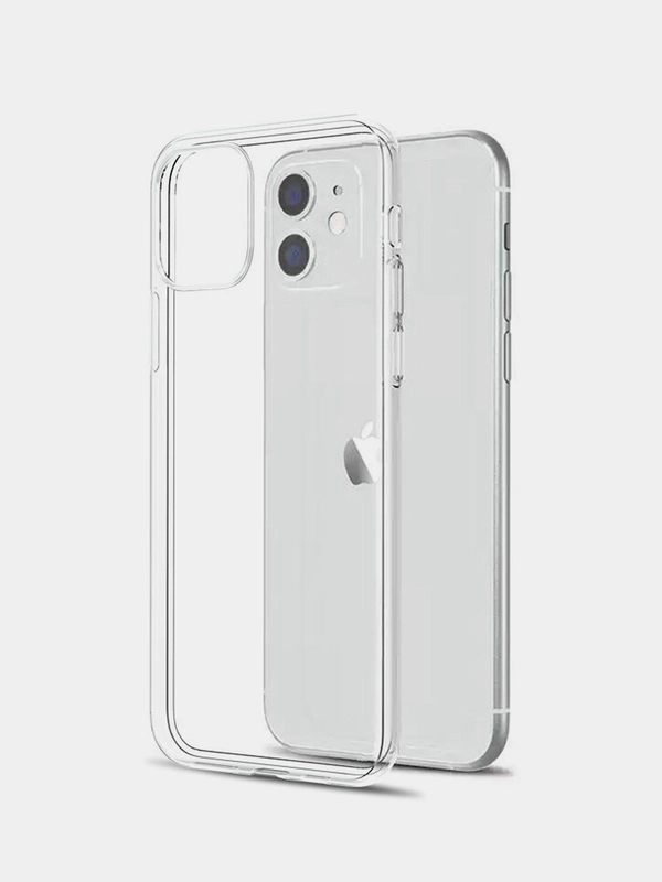Чехол для iPhone 7/8 Plus, 6/6S, 11, прозрачный, ультратонкий, с усиленными углами